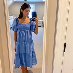 Blue Midi Dress